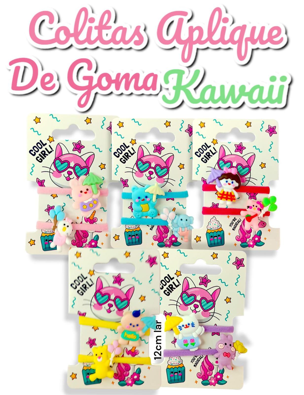 Colitas Aplique de Goma KAWAII X2